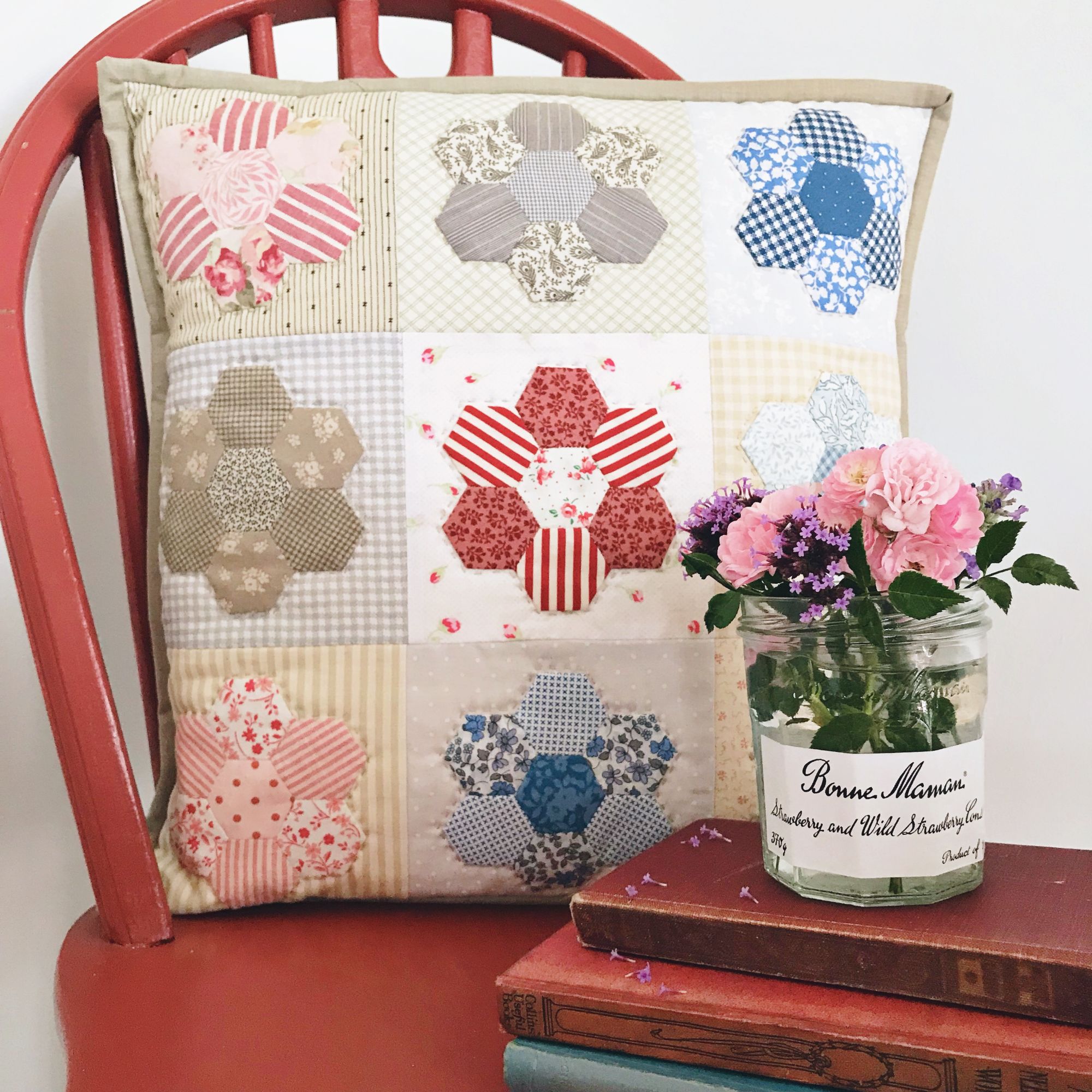 English paper piecing sue daley image