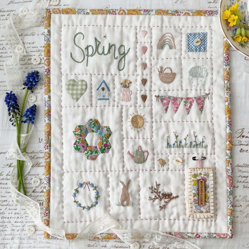 '#sewalittlehappinesseveryday Spring Sampler ' Kit ~ AVAILABLE NOW TO PRE-O