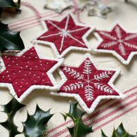'EPP Star Ornaments' Kit (Red)