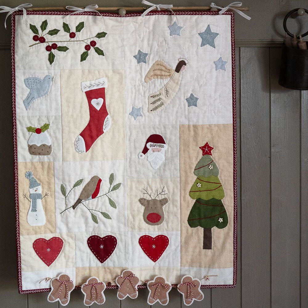 'Joyously Jolly Sampler Quilt' Supplies Box