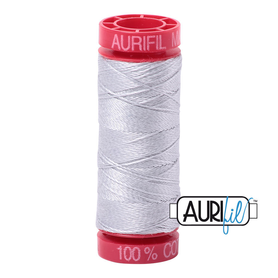 Aurifil ~ 12wt Thread ~ 2600 ~ Dove Grey