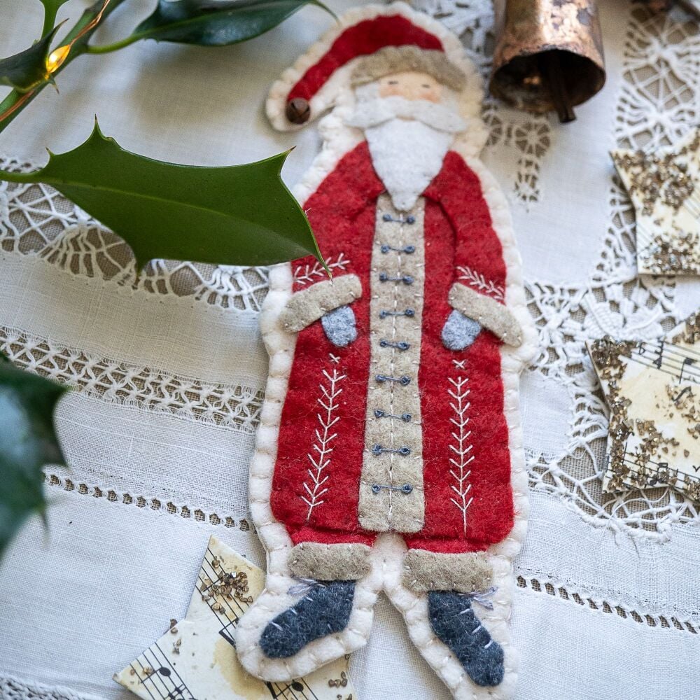 '***PRE-ORDER*** Father Christmas Felt Decoration' Kit