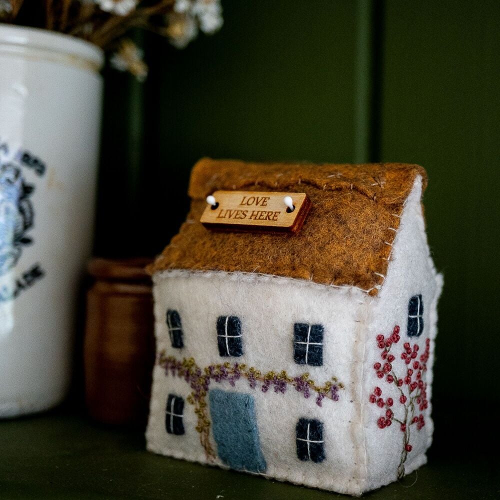 ***PRE-ORDER*** Love Lives Here Felt Cottage Kit
