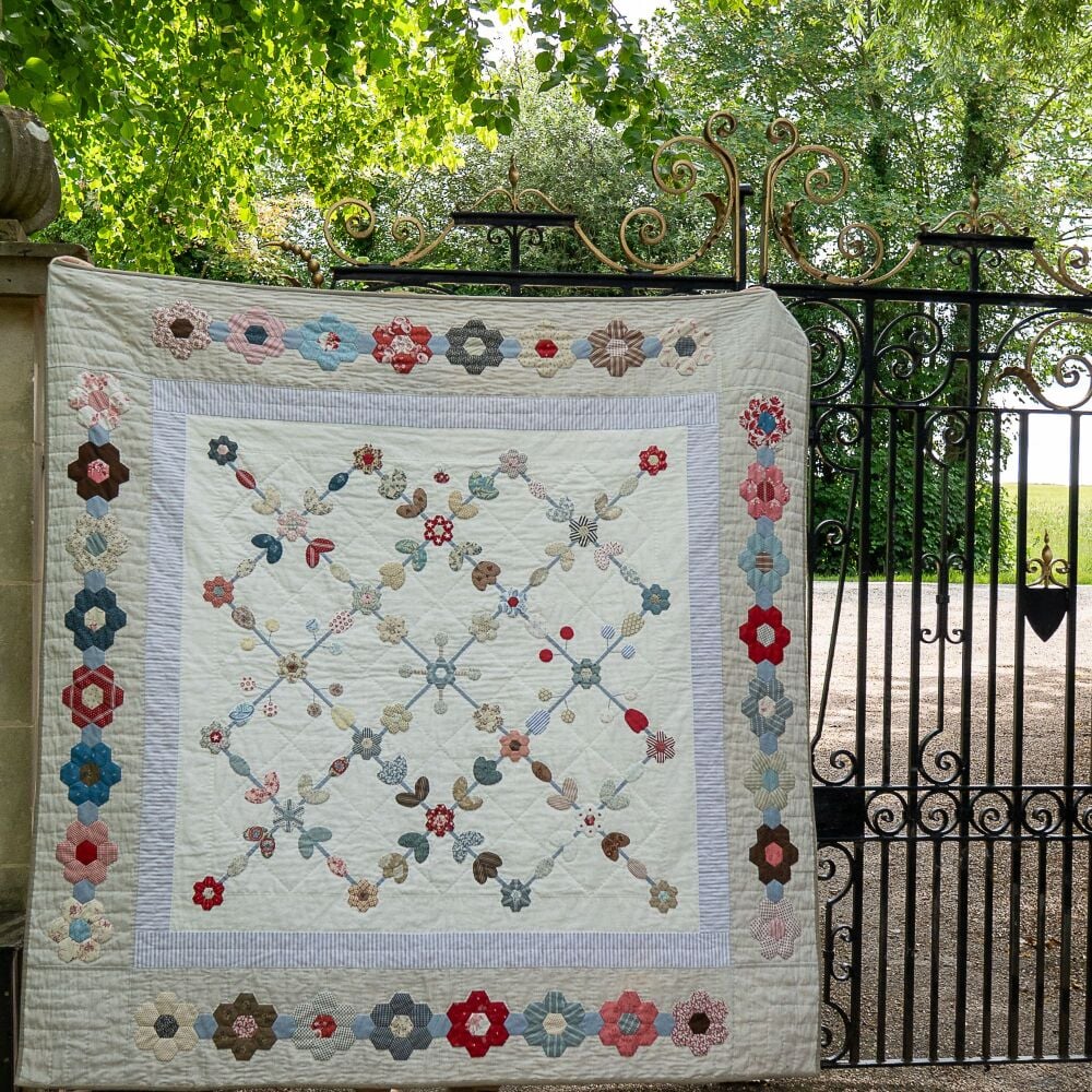 LIMITED EDITION ~ Floriferous Quilt Kit ~ Please pop us an an email if you would like to go on the waiting list for a kit