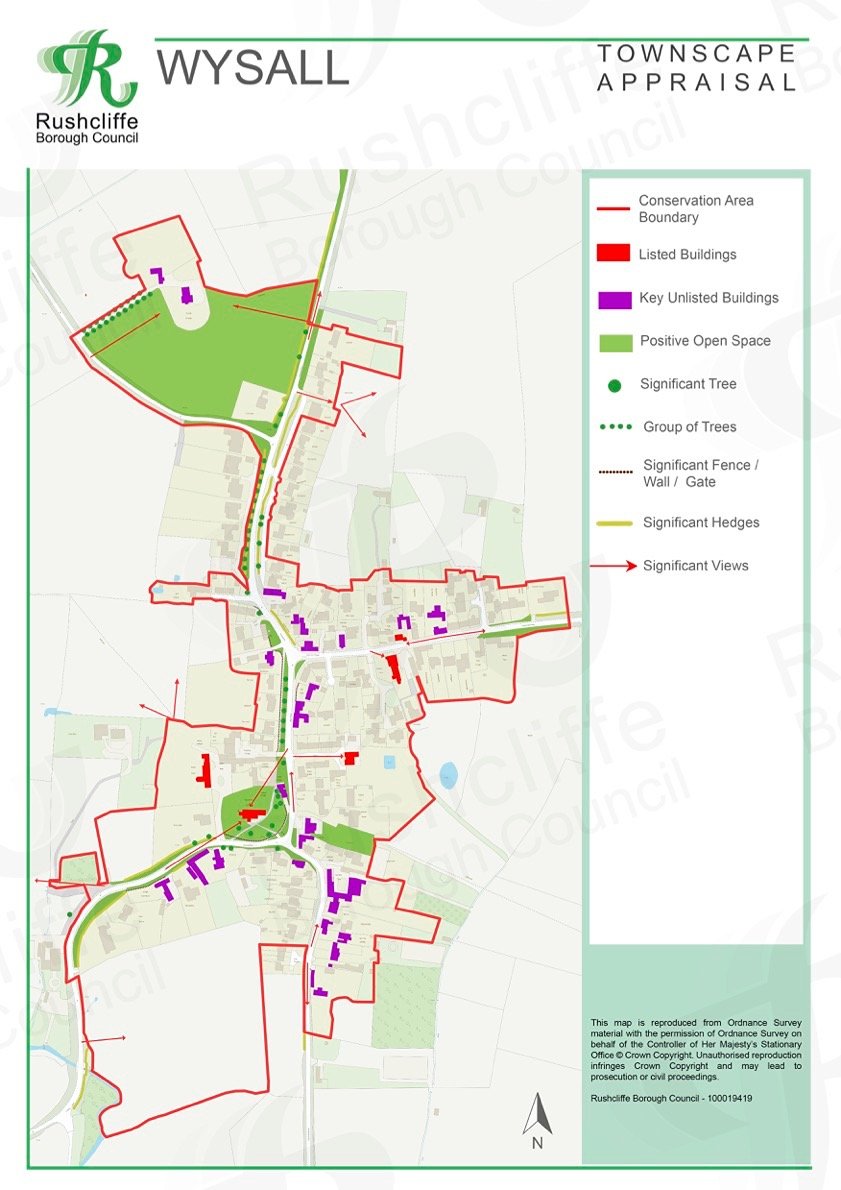 Wysall Village Map