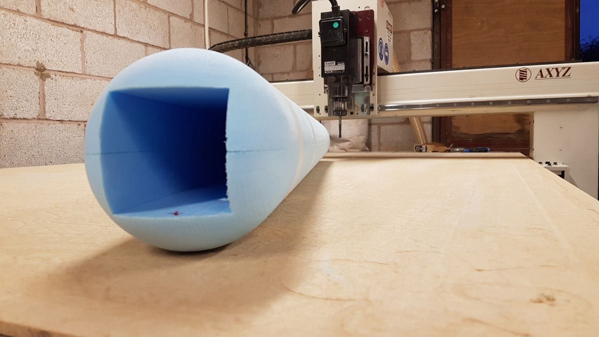 3D CNC Cut Foam Tube