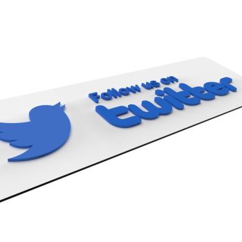 Follow Us On Twitter Shop Sign