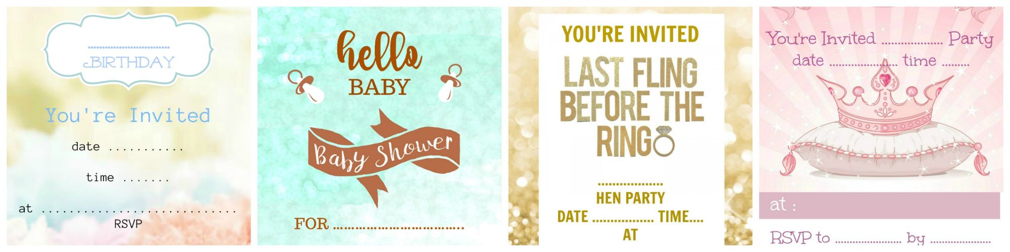 Party Invitation Examples