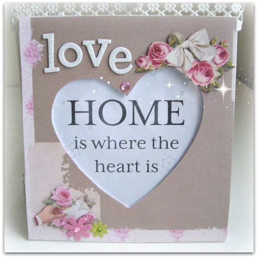Handmade Papercrafted Photo Frame
