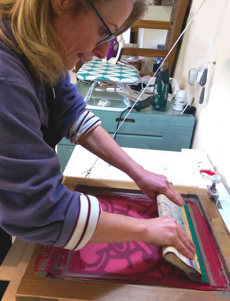 (4) Sat 8th June - SCREEN PRINTING FABRIC OR PAPER