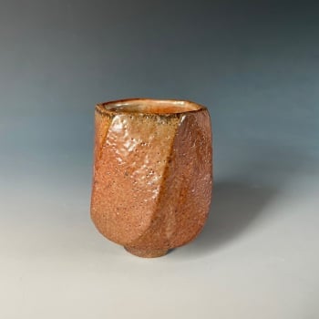 Beaker with Shino glaze