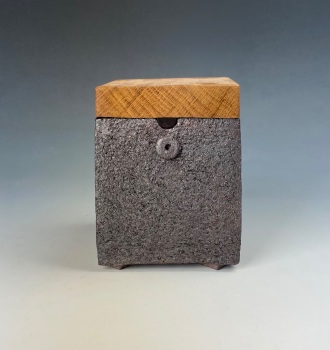 Dark clay with Rippled Oak