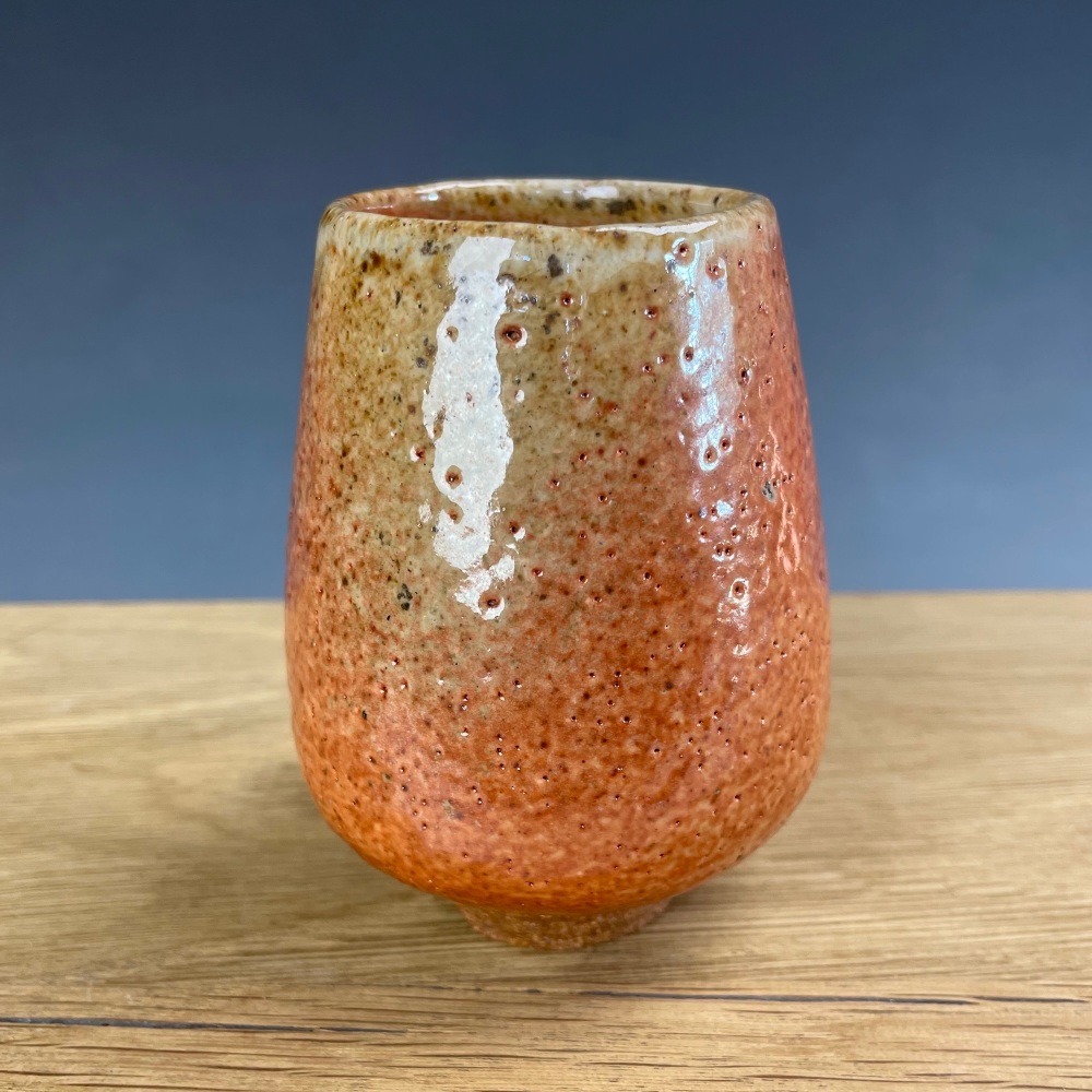 Beaker with Shino glaze