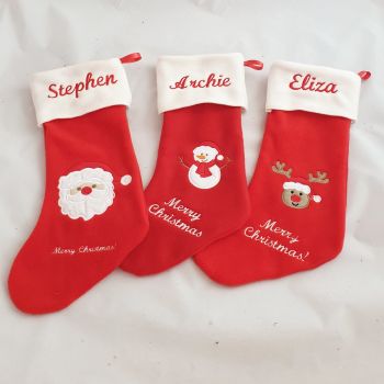 Traditional personalised stocking