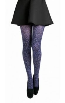 Purple Leopard Tights #309