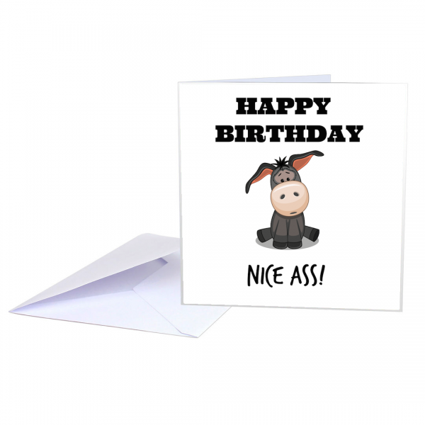 Nice Ass Birthday Card
