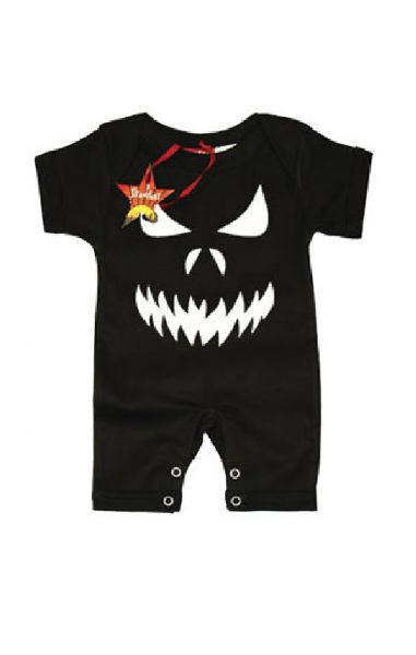 Scary Face Baby Romper