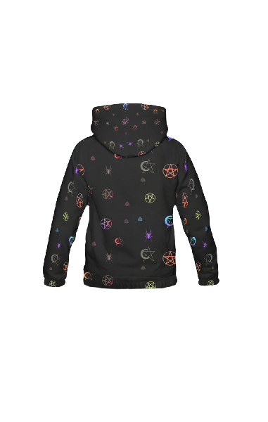 Rainbow Witch Kids Hoodie