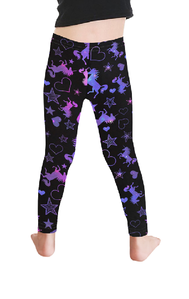 Galaxy Unicorn Kids Leggings