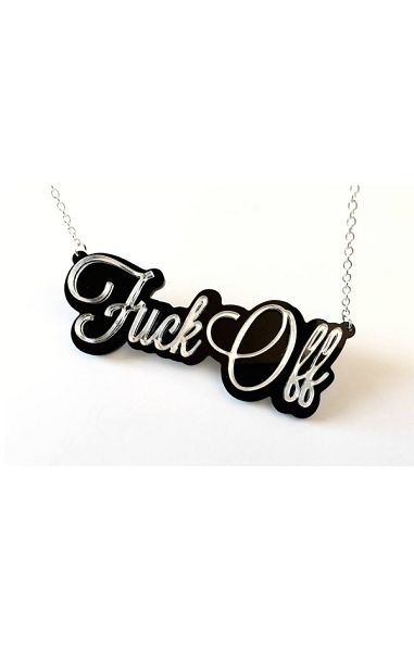 Fuck Off Necklace