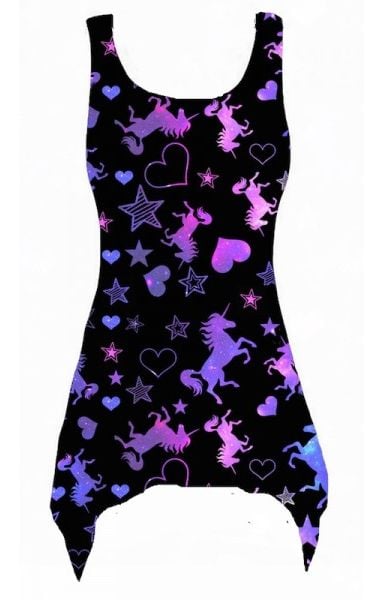 Unicorn Galaxy Vest Dress