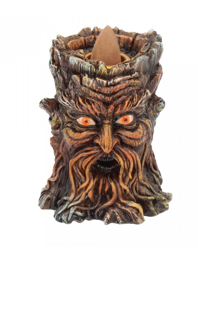 Aged Oak Backflow Incense Burner 8.5cm
