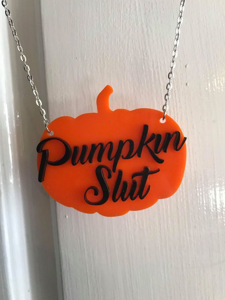 Pumpkin Slut Layered Necklace