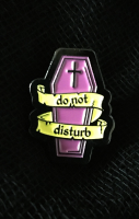 Do Not Disturb Pin Badge