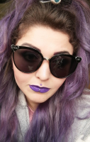 Fuck Off Heart Oval Sunglasses