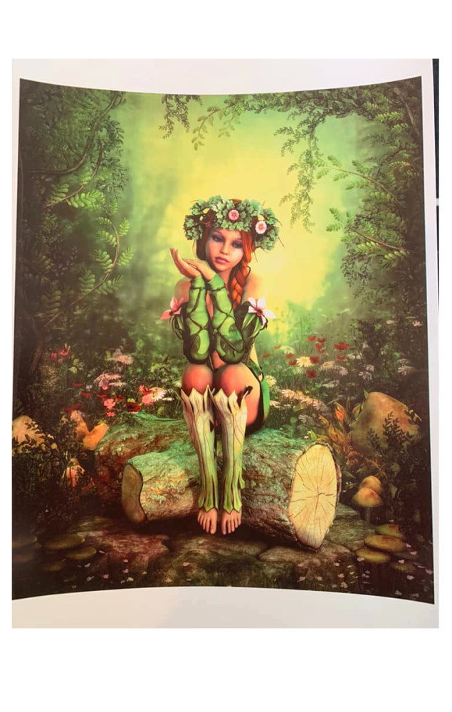 Woodland Fairy A4 Print