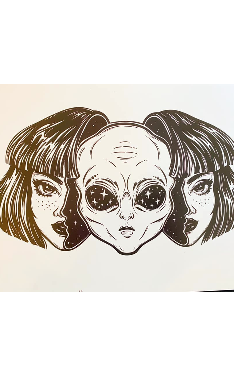 We Are Aliens A4 Print RRP £4.99