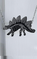 Stegosaurus Necklace or Magnet