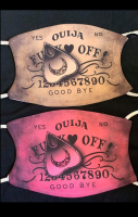 Ouija Fuck Off Face Mask