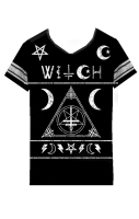 Witch Varsity Tshirt by Heartless