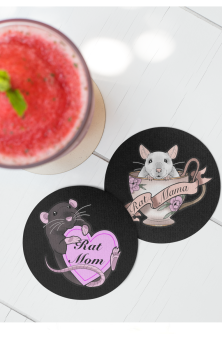 Rat Mama Coasters 