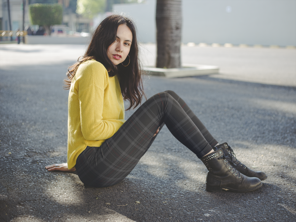 Black Tartan Rebecca Leggings