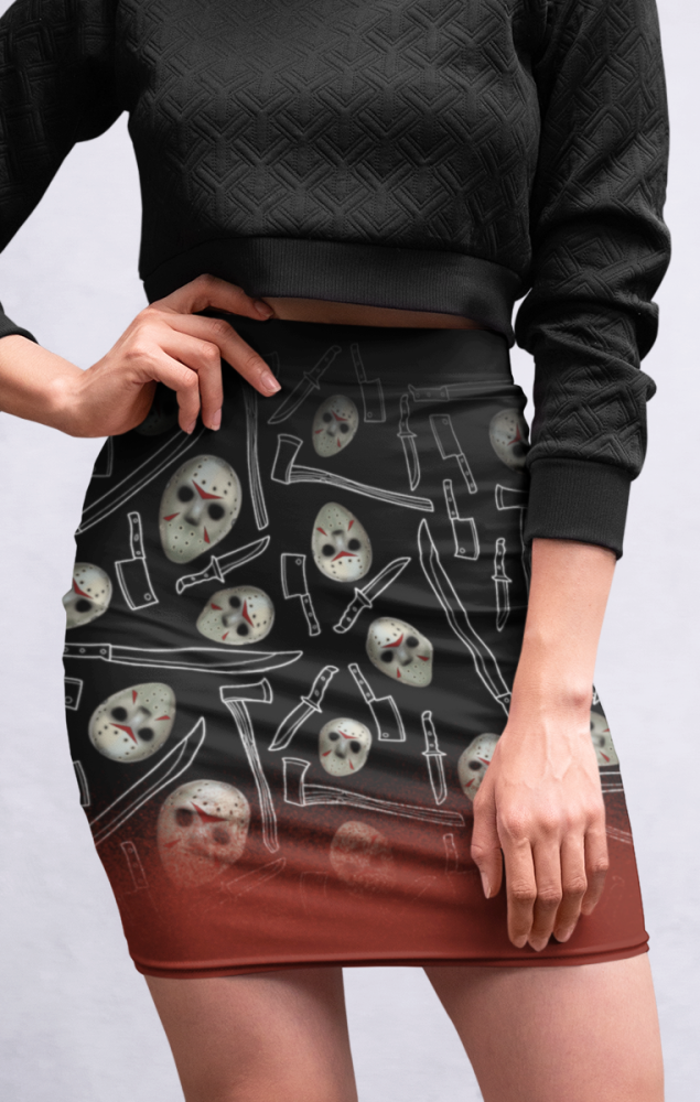 Friday 13th Pencil Skirt