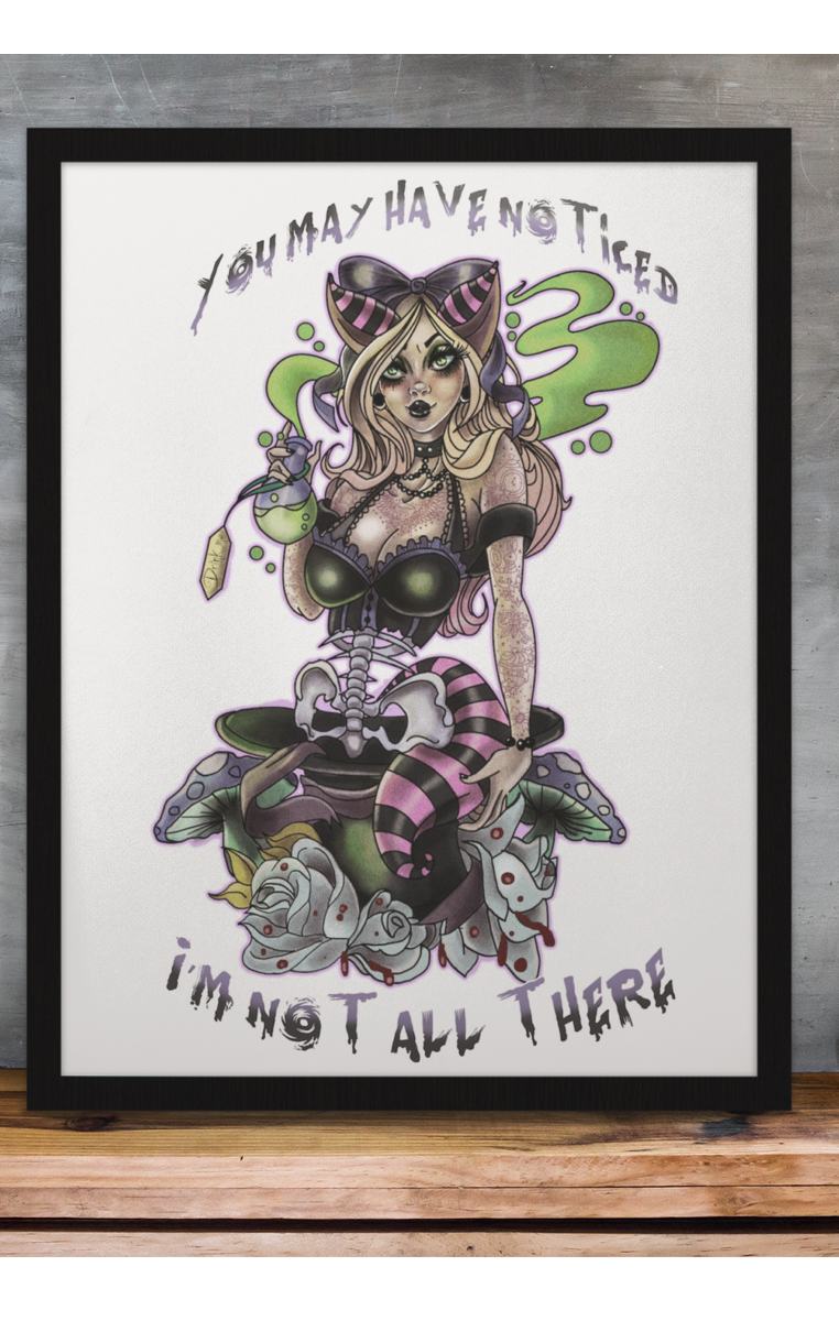 Not All There A4 Print RRP £4.99-£9.99
