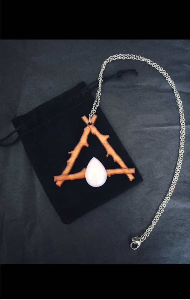 Fire Necklace Wood