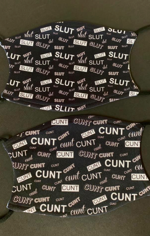 Slut Face Face Mask