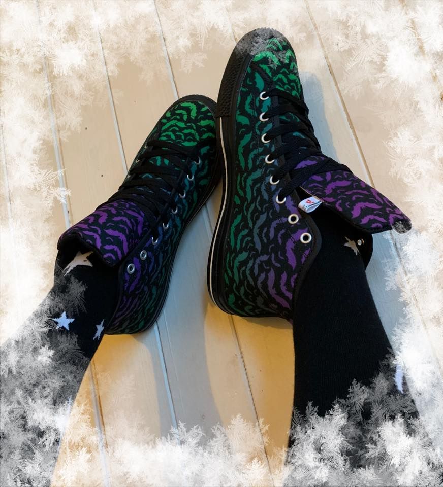 Ombre Chiropterra Hi Tops