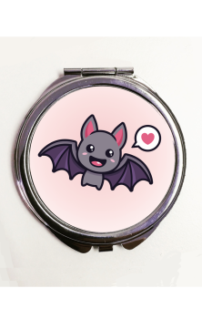 Cute Bat Compact Mirror
