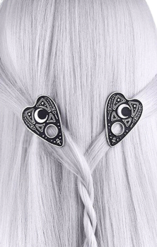 Ouija Planchette Hairclips