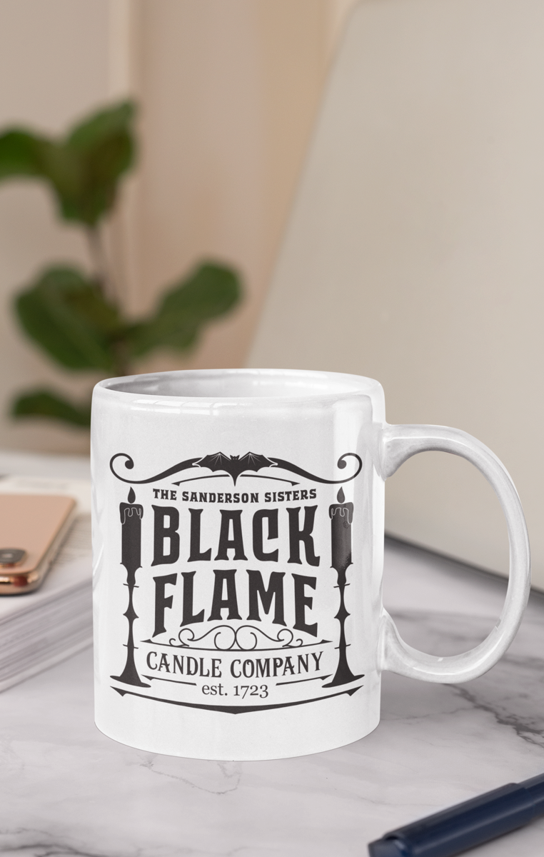 Black Flame Mug