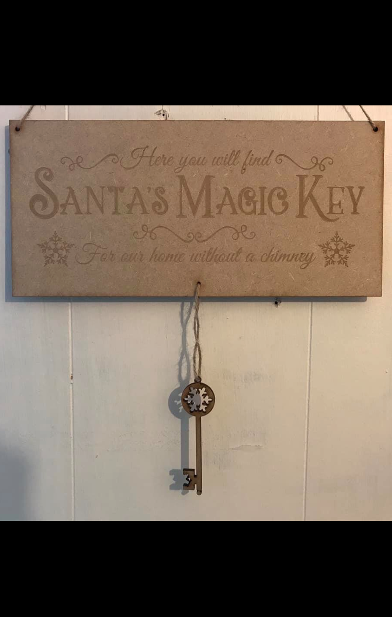 Santa's Magic Key - Decorate it yourself