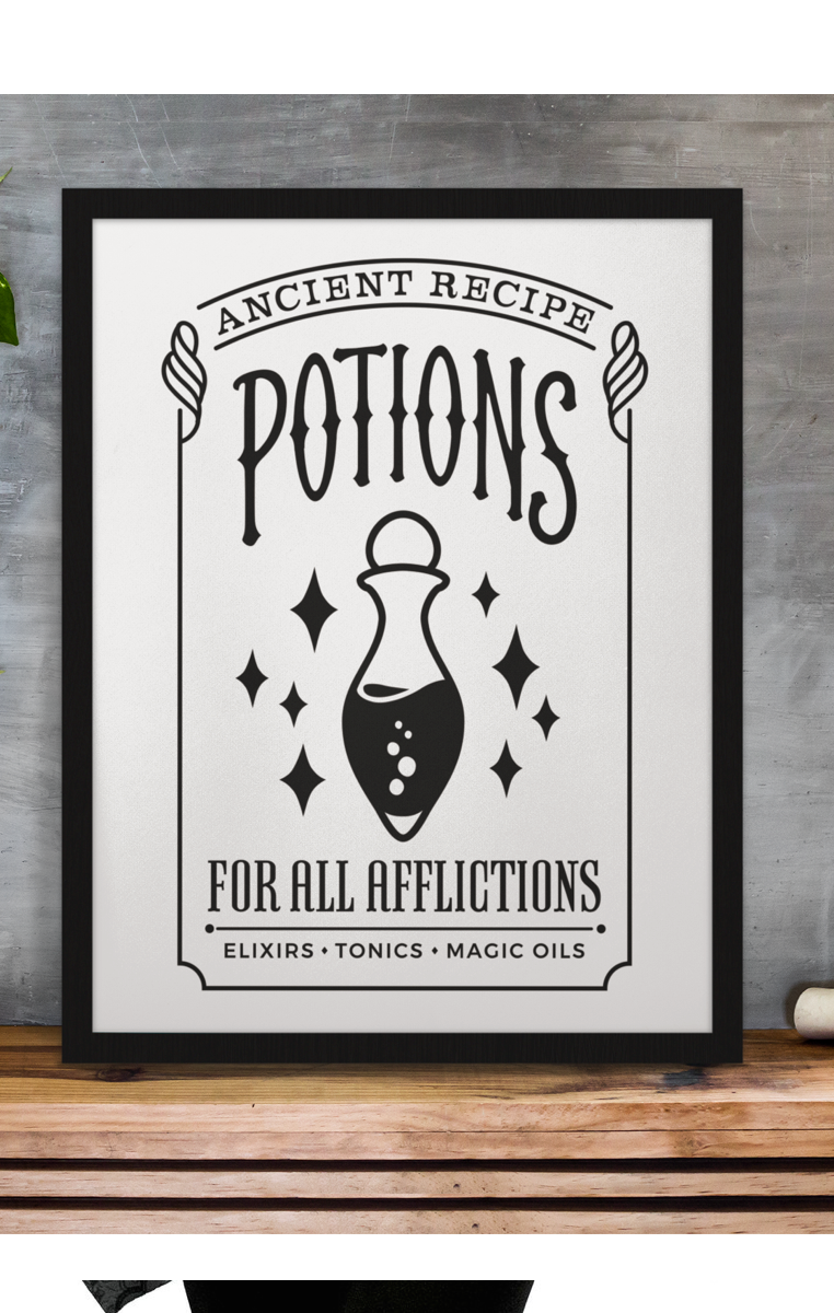 Potions Print RRP £4.99-£9.99