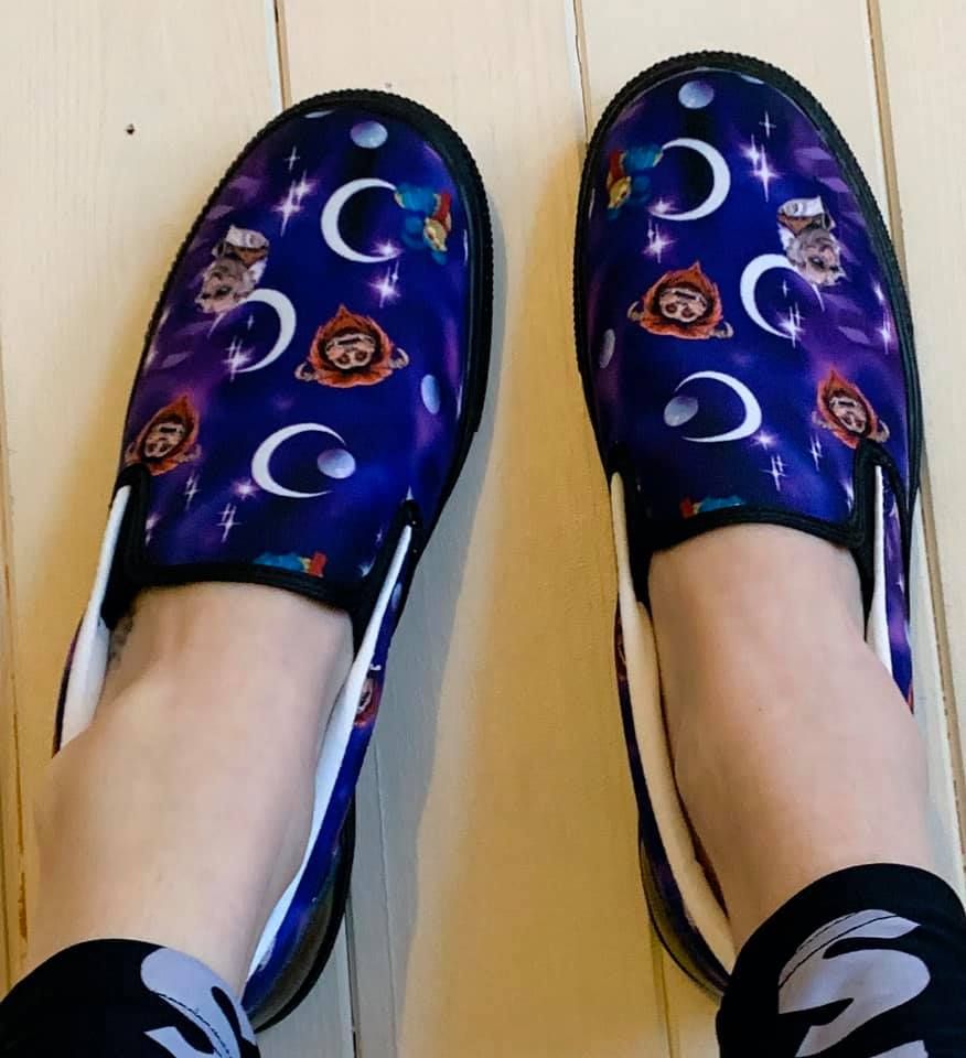 Labyrinth Slip Ons