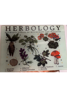 Herbology Glass Chopping Board #406