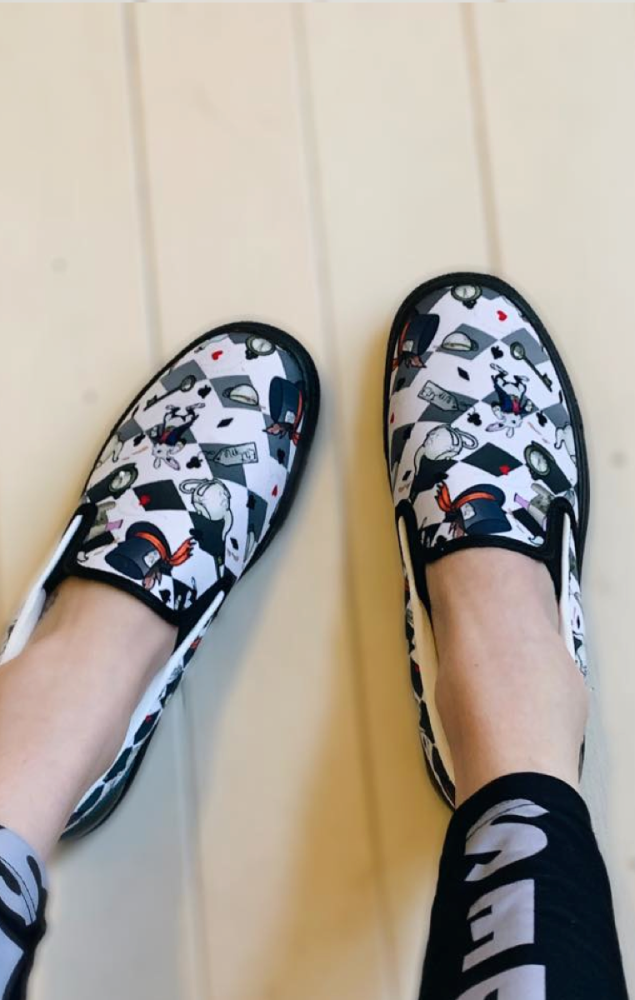 Wonderland Slip Ons