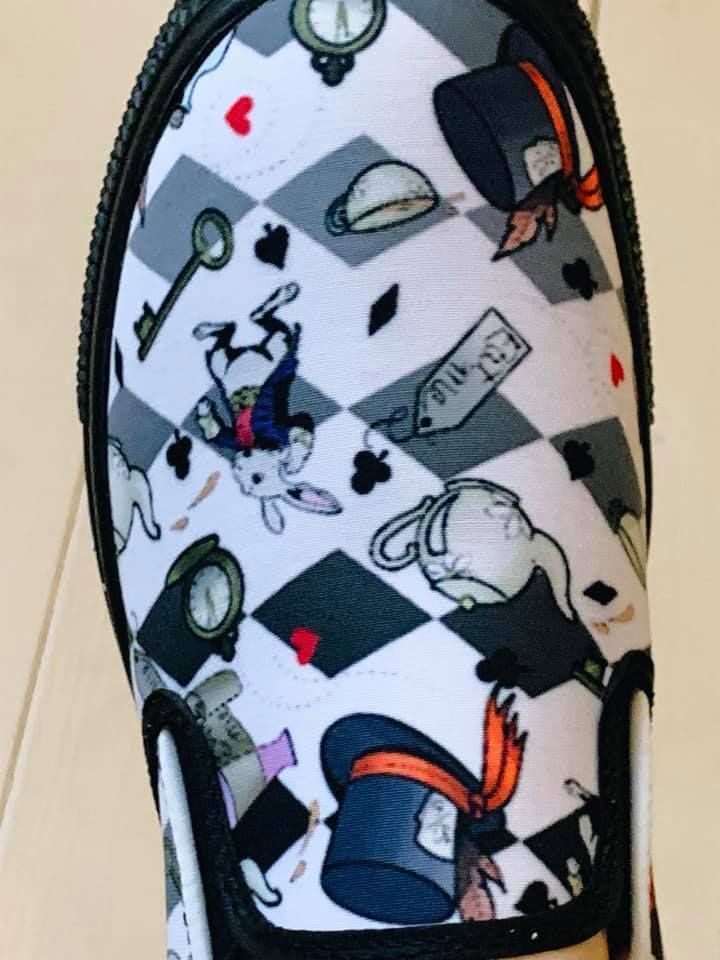 Wonderland Slip Ons